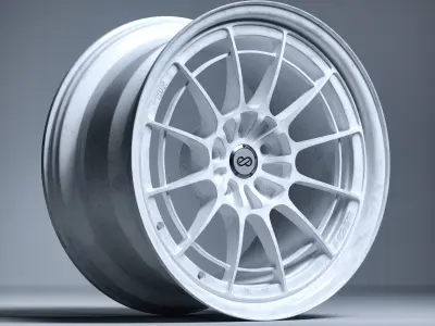 Enkei Wheels - nt03m Low-poly 3D model