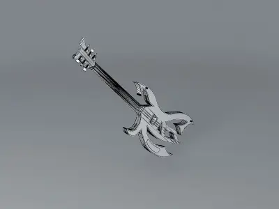 War Bird by Pasaye guitars Free 3D model