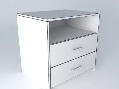 Chest Two Drawers A Free 3D model