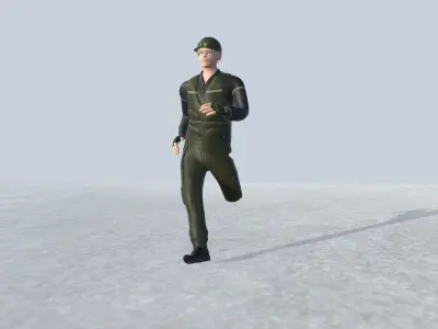 Fisher Man Avatar Rigged  Low-poly 3D model