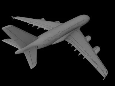 AIRBUS A-380 SCALE 1-200 Printable Files 3D print model