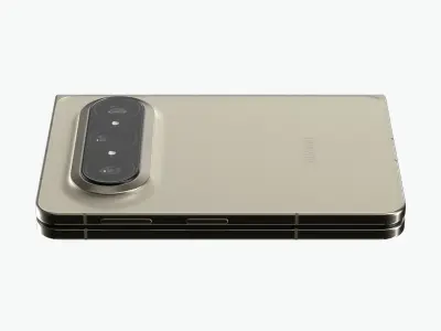 Huawei Pura X Max Olive Gold 3D model