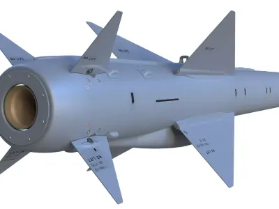 ASM-2  Type 93 air-to-ship missile 3D model