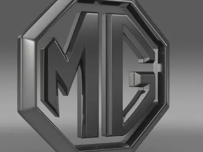 MG Logo 3D model