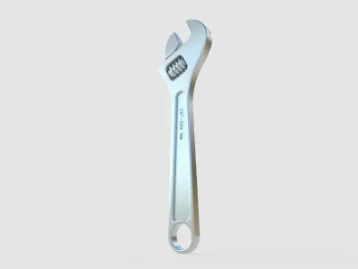 Wrench - 300 Low-poly 3D model