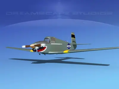 Mooney M-18 Mite V14 3D model