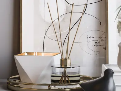 Decorative set 17 3D model