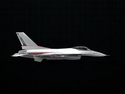 Mitsubishi F-2 1 3D model