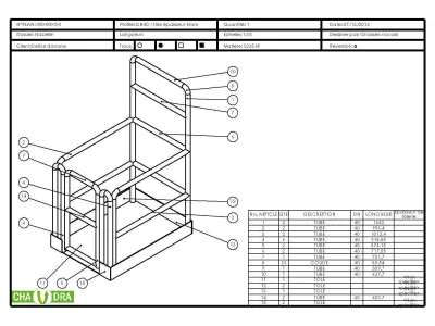 Nacelle fenwick Free 3D model