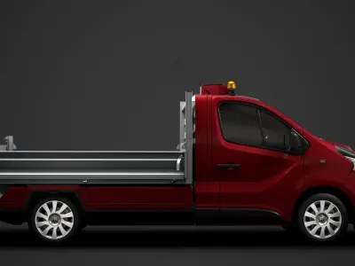 Renault Trafic Tipper 2018 3D model
