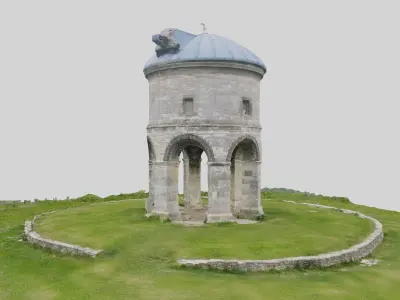 Ultra Realistic Windmill Building Scan 8K 3D model