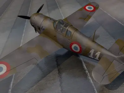 Koolhoven FK-58A 3D model