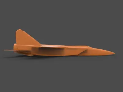 Mikoyan-Gurevich MiG-25 3D print model