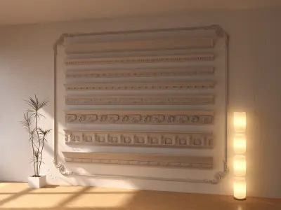 European-style Components Issue 1 -004 Low-poly 3D model