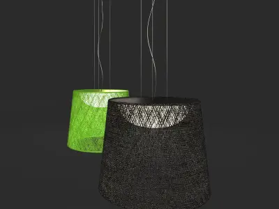 Wind Outdoor Pendant Light - 4075 3D model
