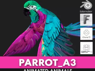 Parrot A3 3D model