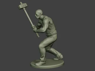 Bill HammerMan BH1 0008 3D print model