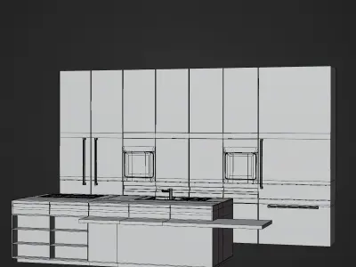 Kitchen Free 3D model shop