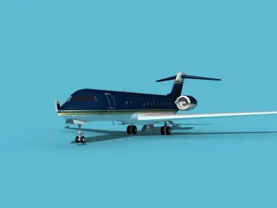Bombardier Global 7000 V13 3D model