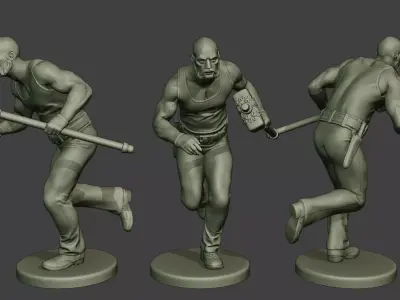 Bill HammerMan BH1 0004 3D print model