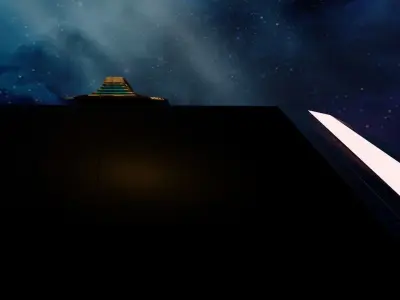 spaceship spacecraft Low-poly 3D model purchase