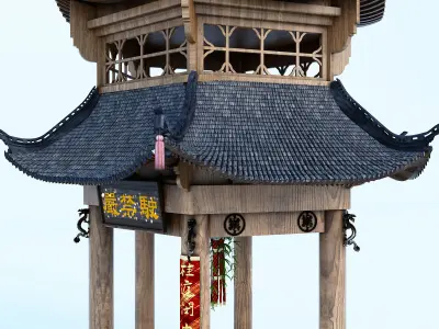 Chinese Pavilion V1 3D model