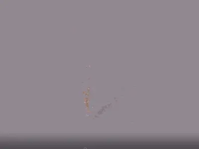 Wood Debris Fall 02 Low-poly 3D model