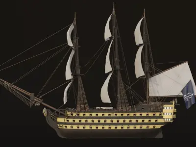 HMS Endeavour 3D model