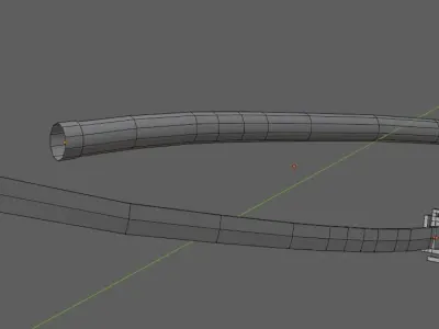 Ichigo bankai Zangetsu Low-poly 3D model