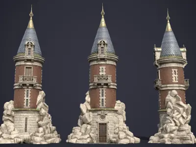 Tower Palace 3D model