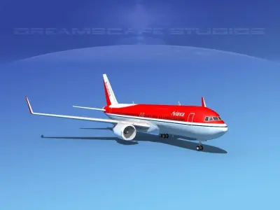 Boeing 767-300 Avianca 3D model