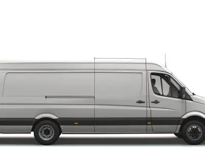 Volkswagen Crafter Van L4H2 2016 3D model