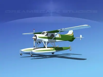 Dehavilland DHC-2 Beaver V05 3D model