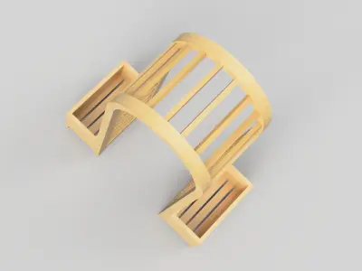 Trellis arch Arbor with planters Pergola 3D print model