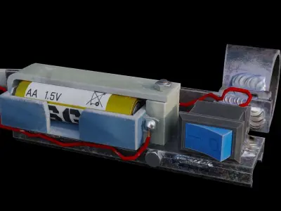 DIY collimator sight Free low-poly 3D model