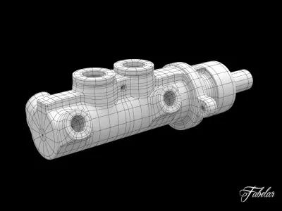 Brake master cylinder 3D model