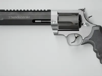 Thunderstrike Low-poly 3D model