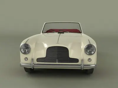 Aston Martin DB2 4 mk1 drophead cabrio 3D model
