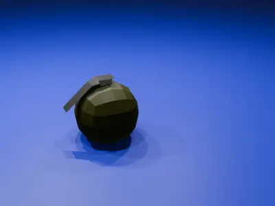 3D model of grenade Free 3D model