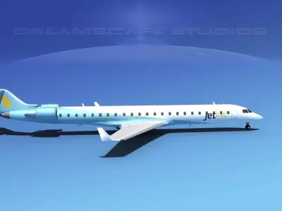 Bombardier CRJ900 JetLite 3D model
