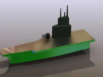 aircraft carrier Free 3D model