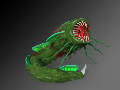 Worm Tooth 3D model