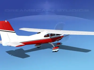 Cessna 175 Skylark V13 3D model