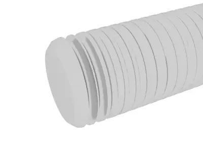 Hex Head and Nut Bolt 3D model