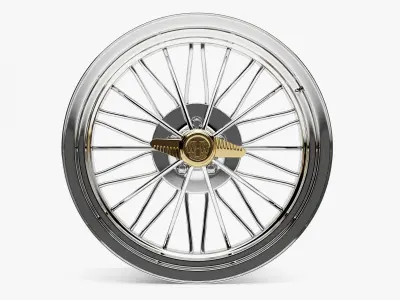 Texan Wire Wheel 3D model