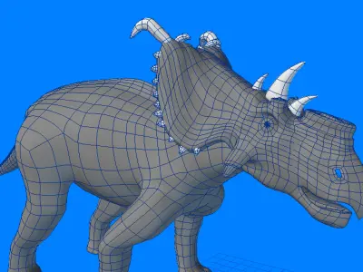 Pachyrhinosaurus Dinosaur 3D model