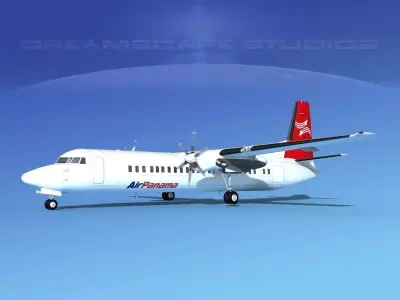 Fokker F-60 Air Panama  3D model