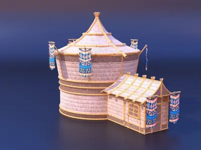 Tribe Modular Asset Pack Low-poly 3D model