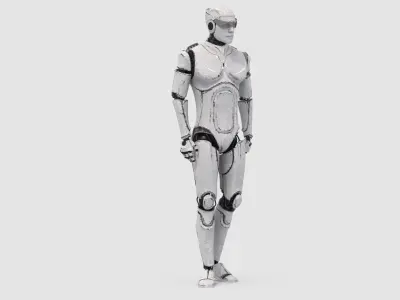 Cyborgs Family 3D model