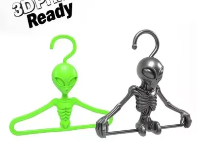 Alien Hangers 2 3D print model